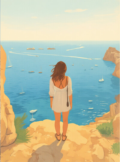 Retro vintage poster